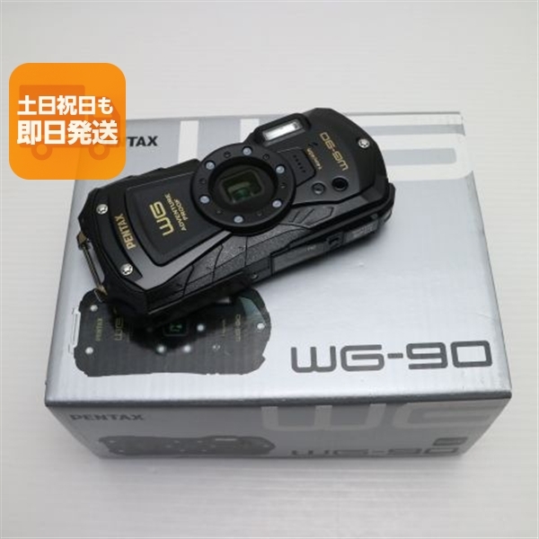 新品未使用 WG-90 ブラック コンデジ PENTAX 即日発送 土日祝発送OK