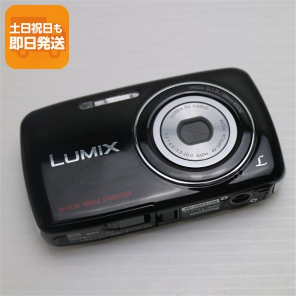 超美品 DMC-S1 ブラック 中古本体 安心保証 即日発送 Panasonic LUMIX デジカメ 本体