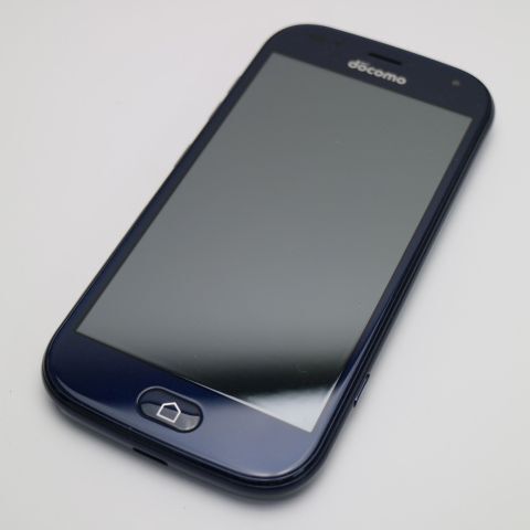 新品同様 F-42A らくらくスマートフォン ネイビー 安心保証 即日発送 スマホ 白ロム 富士通 土日祝発送OK