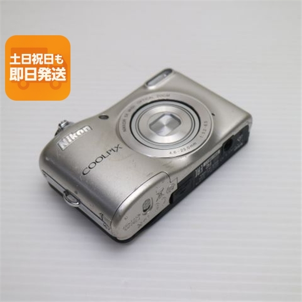 良品中古 COOLPIX L32 シルバー 中古本体 安心保証 即日発送 コンデジ Nikon 本体 7,665円