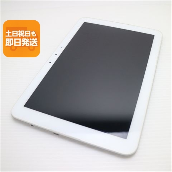 超美品 KYT33 Qua tab QZ10 オフホワイト スマホ 本体 白ロム 中古