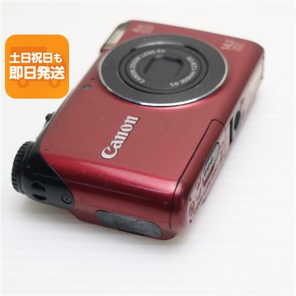 良品中古 PowerShot A2200 レッド 中古本体 安心保証 即日発送 Canon デジカメ デジタルカメラ 本体 14,118円
