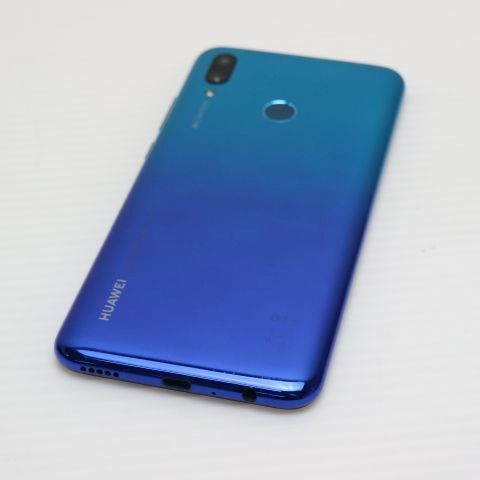 美品 HUAWEI nova lite3 オーロラブルー スマホ 本体 白ロム