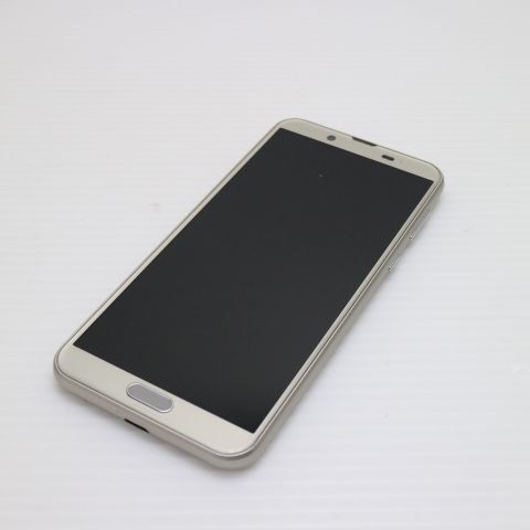 新品同様 SH-01L AQUOS sense2 シャンパンゴールド  スマホ 本体 白ロム 中古