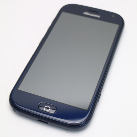 新品同様 F-42A らくらくスマートフォン ネイビー 安心保証 即日発送