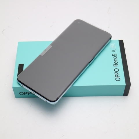SIMフリー OPPO Reno5 A 128GB アイスブルー 電池良好 OPPO Reno5 A アイスブルー 128 GB SIMフリー