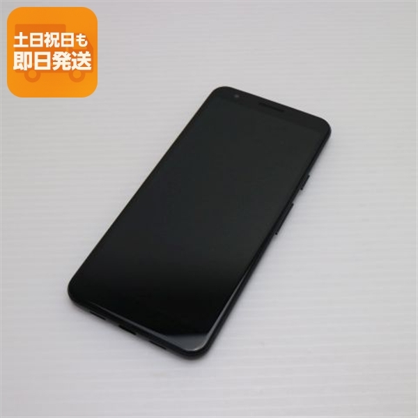 安心保証 新品同様 SoftBank Google Pixel 3a 64GB ジャストブラック スマホ 中古土日祝発送 即日発送