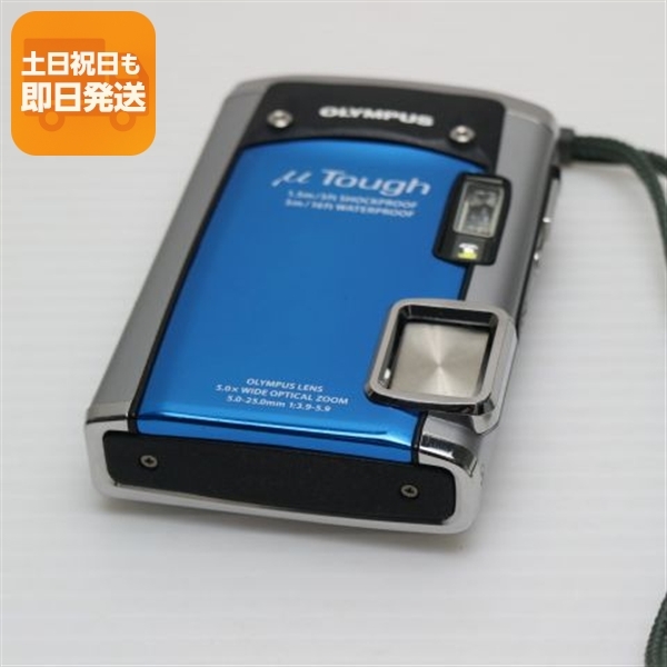 超美品 μTOUGH-6020 ブルー 中古本体 安心保証 即日発送 OLYMPUS