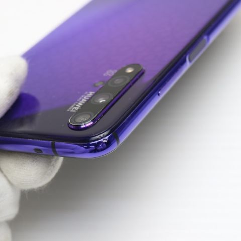 HUAWEI nova 5T パープル 本体 HUAWEI nova YAL-L21 Nova 5T 128GB SIMフリー 中古 スマホ