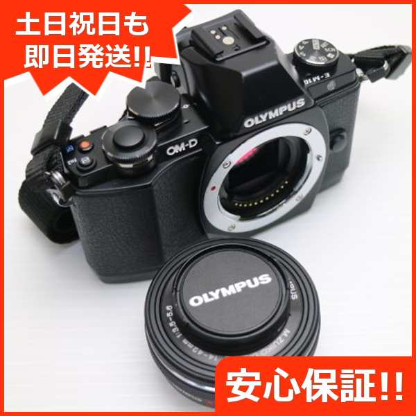 超美品 E-M10 レンズキット ブラック 中古本体 安心保証 即日発送 ミラーレス一眼 OLYMPUS 本体