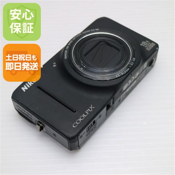 美品 COOLPIX S9300 ノーブルブラック 中古本体 安心保証 即日発送 デジカメ Nikon デジタルカメラ 本体