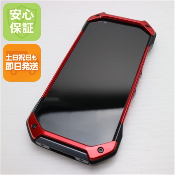 新品同様 TORQUE 5G KYG01 レッド 白ロム 本体 即日発送 土日祝発送OK