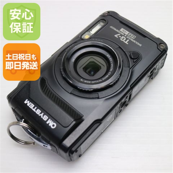 美品 TG-7 ブラック コンデジ OMデジタルソリューションズ 即日発送 土日祝発送OK
