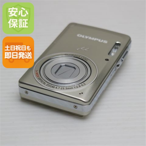 超美品 μ-5010 シルバー 中古本体 安心保証 即日発送 OLYMPUS デジカメ デジタルカメラ 本体