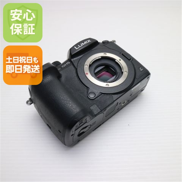 超美品 DC-GH5 ボディ ブラック 中古本体 安心保証 即日発送 ミラーレス一眼 Panasonic 本体