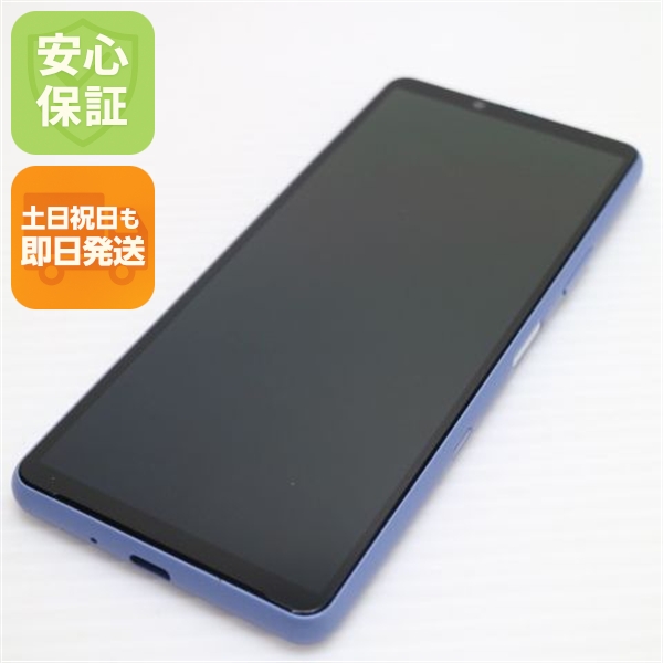 超美品 Xperia 10 III SOG04 ブルー 本体 即日発送 土日祝発送OK
