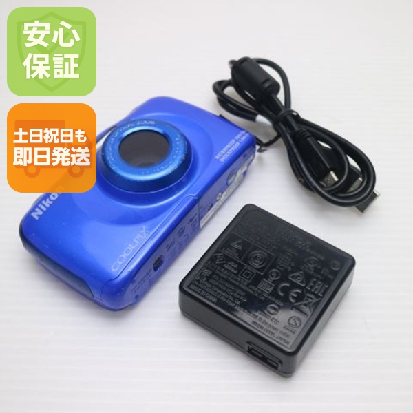 良品中古 COOLPIX S33 ブルー 中古本体 安心保証 即日発送 コンデジ Nikon 本体