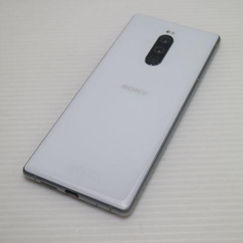 新品同様 SOV40 Xperia 1 ホワイト スマホ 本体 白ロム 中古_1
