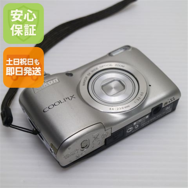 美品 COOLPIX L26 シルバー 中古本体 安心保証 即日発送 デジカメ Nikon デジタルカメラ 本体
