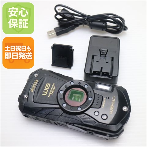 美品 WG-90 ブラック  コンデジ PENTAX 即日発送 土日祝発送OK