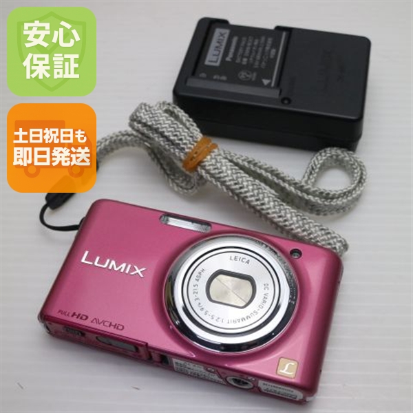 新品同様 DMC-FX77 グラマラスピンク 中古本体 安心保証 即日発送 Panasonic LUMIX デジカメ 本体