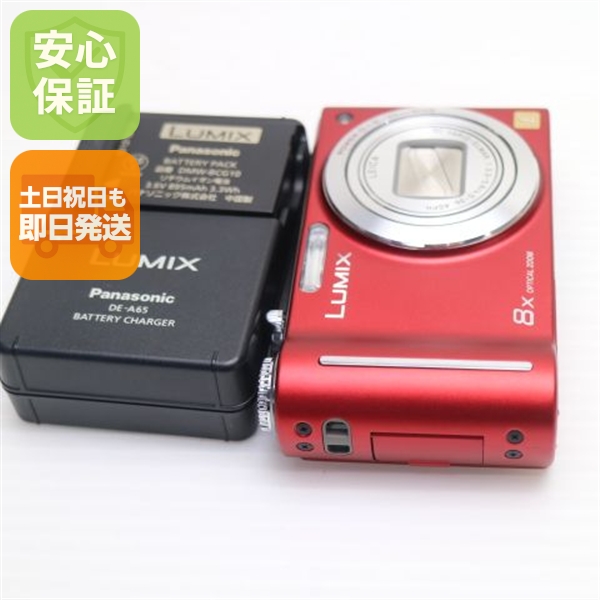 超美品 DMC-ZX1 レッド 中古本体 安心保証 即日発送 Panasonic LUMIX デジカメ 本体