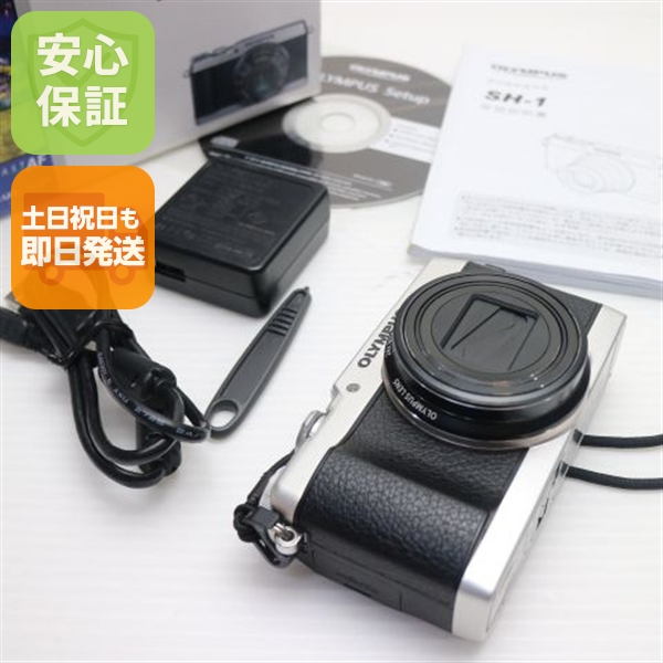 新品同様 SH-1 シルバー 中古本体 安心保証 即日発送 デジカメ OLYMPUS 本体