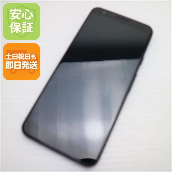 美品 Google Pixel 3a ジャストブラック スマホ 本体 白ロム 中古