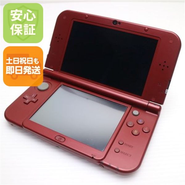 超美品 Newニンテンドー3DS LL メタリックレッド 中古本体 安心保証 即日発送 game 任天堂 本体