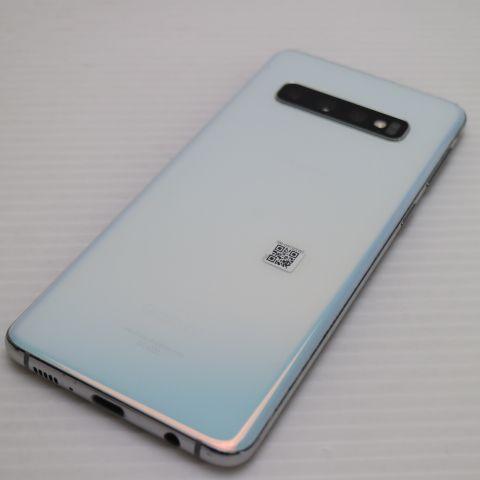 超美品 SC-03L Galaxy S10 プリズムホワイト スマホ 本体 白ロム 中古_1