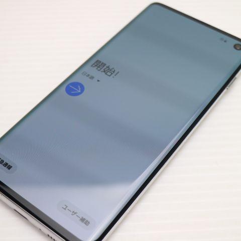 超美品 SC-03L Galaxy S10 プリズムホワイト スマホ 本体 白ロム 中古_2