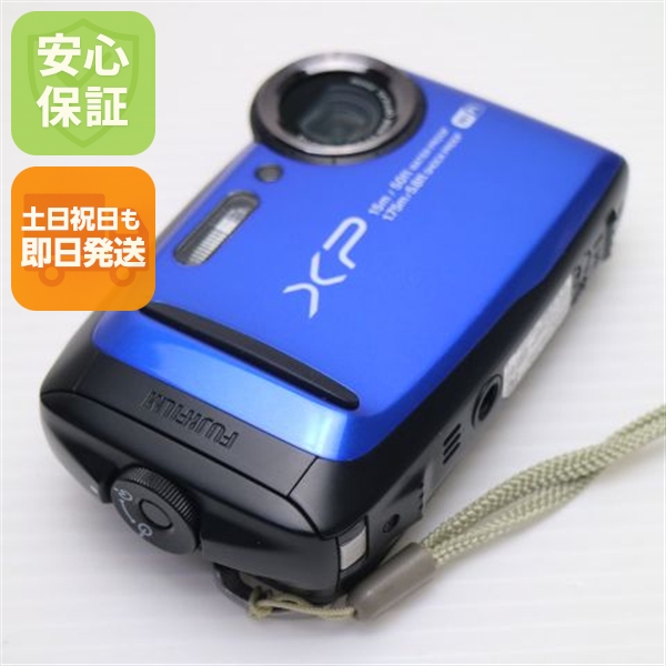 新品同様 FinePix XP90 ブルー 中古本体 安心保証 即日発送 コンデジ FUJIFILM 本体