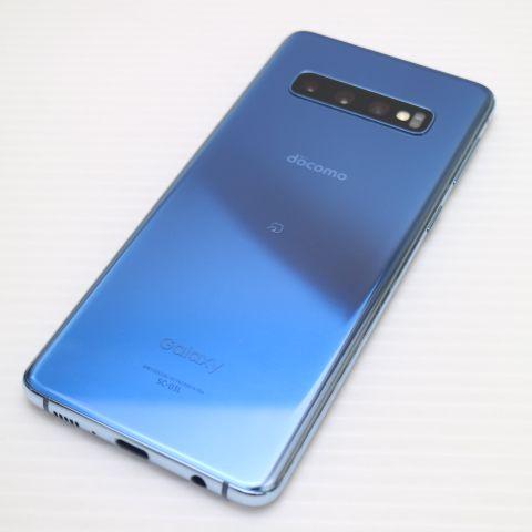 超美品 SC-03L Galaxy S10 プリズムブルー スマホ 本体 白ロム 中古_1