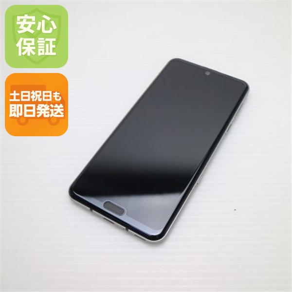 超美品 808SH AQUOS R3 プレミアムブラック スマホ 本体 白ロム 中古