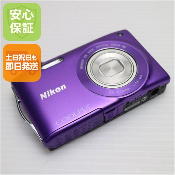 超美品 COOLPIX S3300 ラベンダーパープル 中古本体 安心保証 即日発送 デジカメ Nikon デジタルカメラ 本体