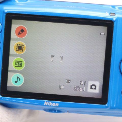 【美品】Nikon COOLPIX S30 ブルー　動作確認済 超美品 COOLPIX S30 ブルー 中古本体 安心保証 即日発送 デジカメ