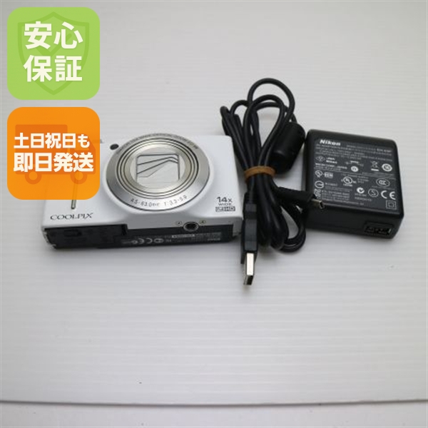美品 COOLPIX S8200 ナチュラルホワイト 中古本体 安心保証 即日発送 デジカメ Nikon デジタルカメラ 本体