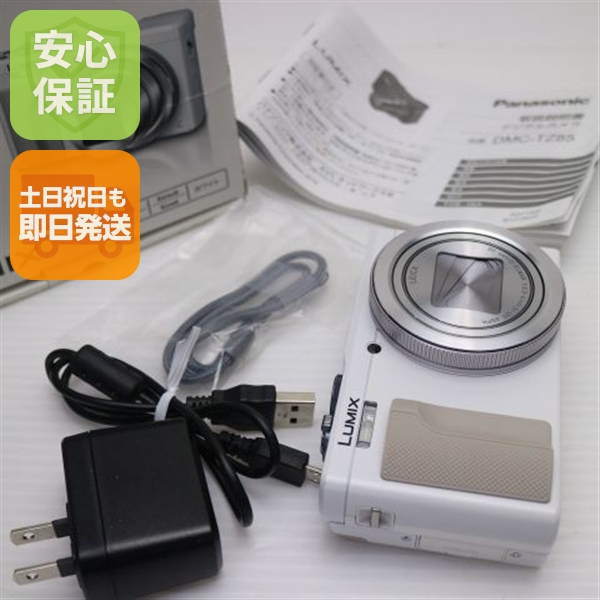 新品同様 DMC-TZ85 ホワイト 中古本体 安心保証 即日発送 コンデジ Panasonic 本体