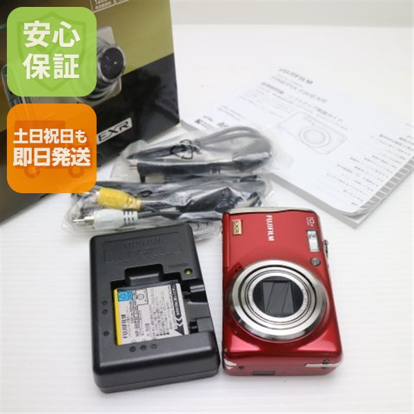 美品 FinePix F80EXR レッド 中古本体 安心保証 即日発送 FUJIFILM デジカメ デジタルカメラ 本体