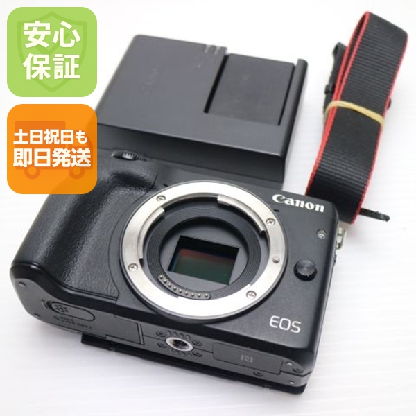 超美品 EOS M3 ブラック 中古本体 安心保証 即日発送 ミラーレス一眼 Canon 本体