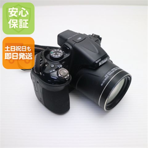 超美品 COOLPIX P600 ブラック 中古本体 安心保証 即日発送 デジカメ ニコン 本体