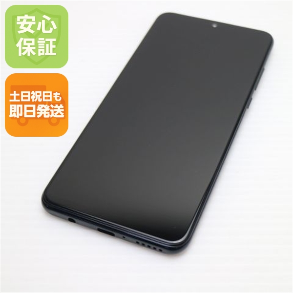 新品同様 SIMフリー HUAWEI P30 lite ミッドナイトブラック スマホ 本体 白ロム 中古