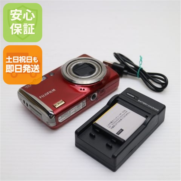 超美品 FinePix F80EXR レッド 中古本体 安心保証 即日発送 FUJIFILM デジカメ デジタルカメラ 本体