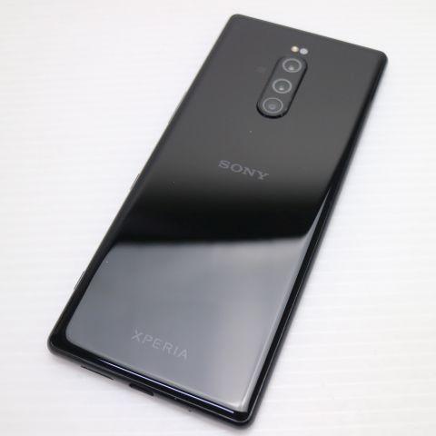 新品同様 802SO Xperia 1 ブラック スマホ 本体 白ロム 中古_1