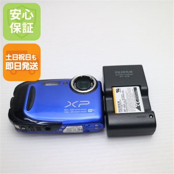 良品中古 FinePix XP70 ブルー 中古本体 安心保証 即日発送 デジカメ FUJIFILM 本体