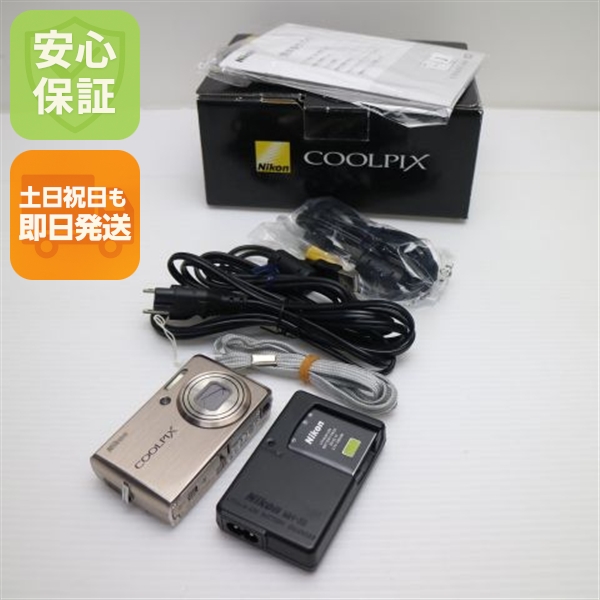 超美品 COOLPIX S600 ピンクゴールド 中古本体 安心保証 即日発送 Nikon デジカメ デジタルカメラ 本体