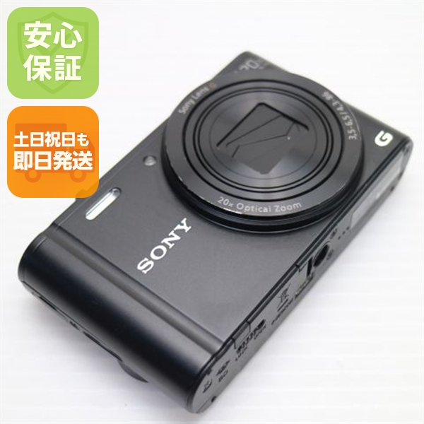 美品 DSC-WX300 Cyber-shot ブラック 中古本体 安心保証 即日発送 デジカメ SONY 本体