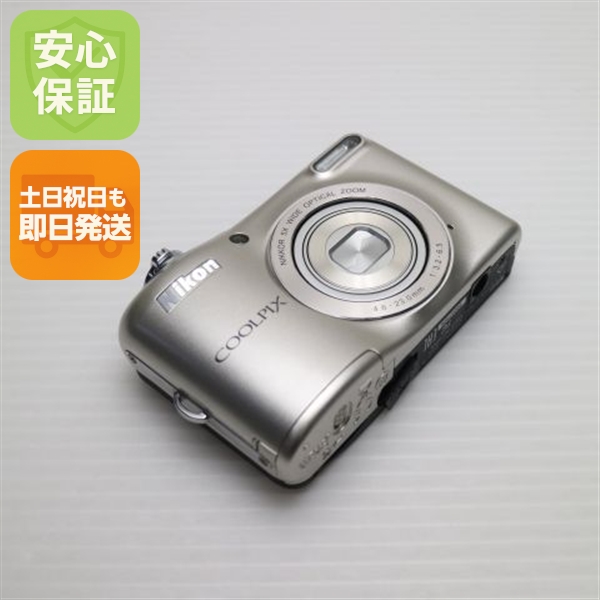 新品同様 COOLPIX L30 シルバー 中古本体 安心保証 即日発送 デジカメ ニコン 本体