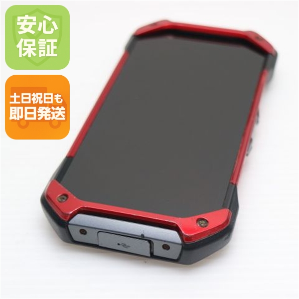 良品中古 TORQUE 5G KYG01 レッド 白ロム 本体 即日発送 土日祝発送OK