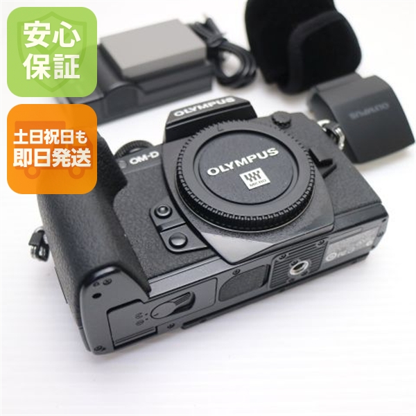 新品同様 E-M1 OM-D ブラック 中古本体 安心保証 即日発送 ミラーレス一眼 OLYMPUS 本体